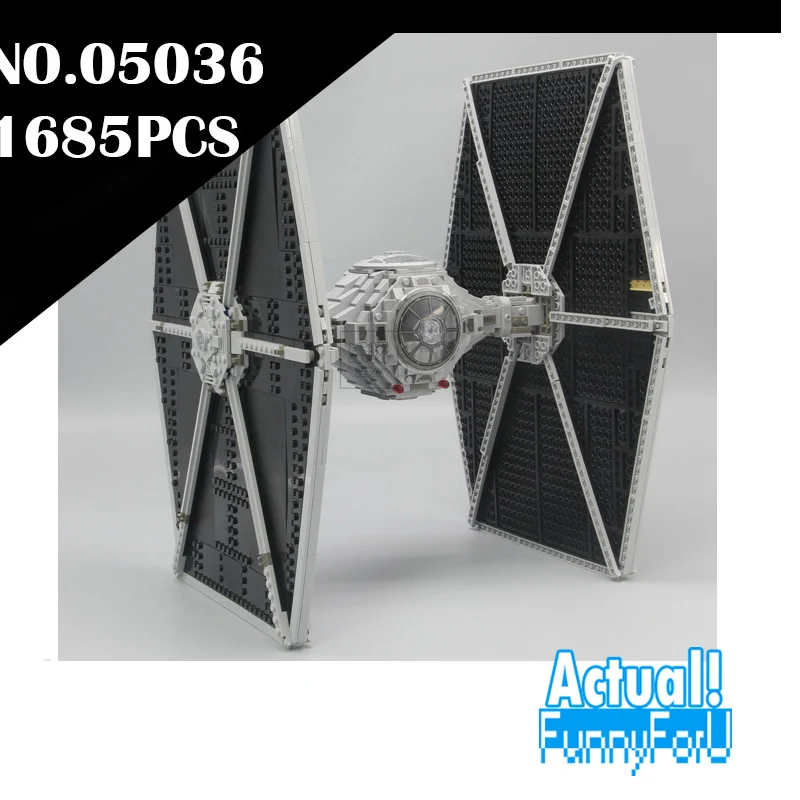 

NEW 1685pcs Star 05036 Series Wars Tie Fighter Building Educational Blocks Bricks Toys Compatible 75095 Gifts lepin
