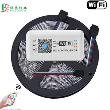 15 м Wi-Fi Светодиодная лента 5050 Non waterproof 60 светодиодный led/M Magic Home wifi управление ler смартфон управление 10 м 5 м освещение Диодная лента