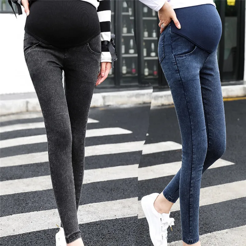 Для беременных и матерей после родов обтягивающие джинсы-скинни брюки эластичные брюки для беременных женщин подтягивающие брюки стрейч джинсовые брюки
