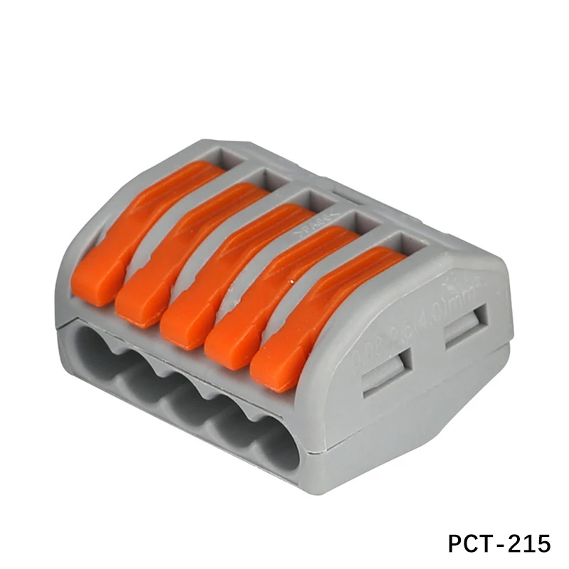 30-50 шт./лот) Мини Быстрый провода разъемы, универсальный компактный провод 2pin/3pin/5pin разъем проводник клеммный блок - Цвет: PCT-215