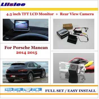 

Liislee For Porsche Mancan 2014 2015 - Car Parking Camera + 4.3" LCD Monitor NTSC PAL = 2 in 1 Parking Rearview System