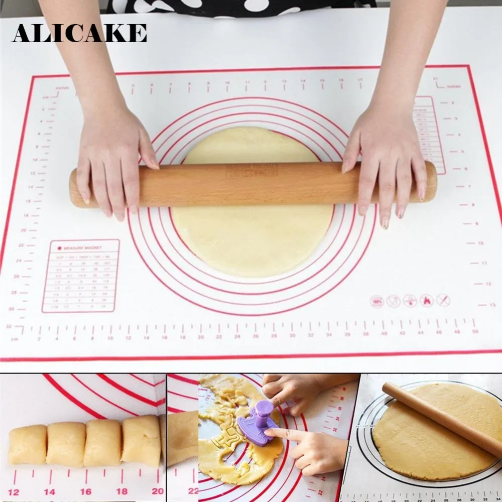 

40*60Cm Silicone Kneading Mat Easy Wash Nonstick Donut Maker Baking Mat Macarons Foremki Do Ciastek Bakvorm Bakery Accessories