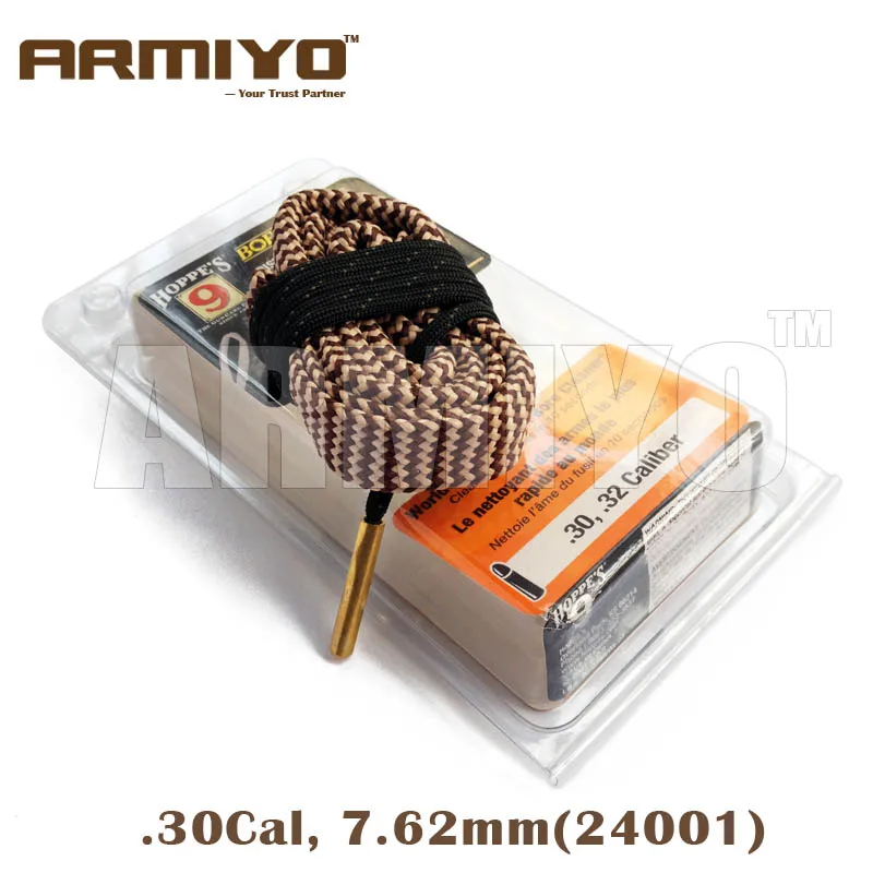 

Armiyo Bore Snake .30, .32 Cal 7.62mm Pistol Barrel Cleaner Gun Bore Cleaning Sling 24001 Hunting Shooting Accessories