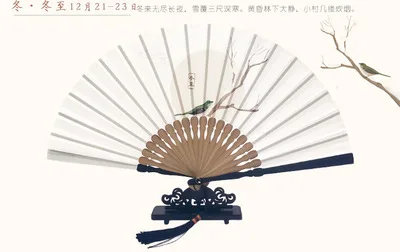 Складывающийся китайский календарь 24 солнечных условий вечерние кружевные шелковые складные веер в виде цветка Красивые вентиляторы декоративный самодельный веер - Цвет: 22