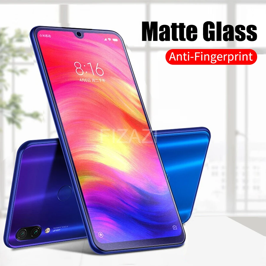 

Matte Frosted Tempered Glass For Xiaomi Mi Redmi Note 7 6 5 Pro 6A 6 Pro S2 Black Shark 2 Anti-Fingerprint Screen Protector Film