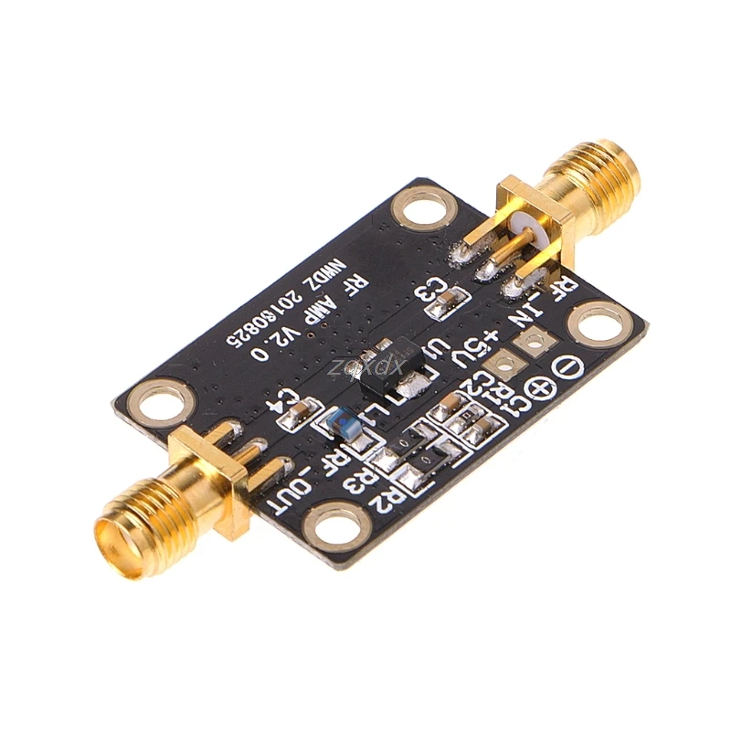 

Ultra-Low Noise LNA 0.05-4G NF=0.6dB High Linearity RF Amplifier FM HF VHF/UHF