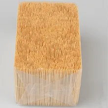 Супер ценный Бамбуковые Зубочистки в оптовой упаковке Фруктовый нож двойной или один остроты зубов Палочки Натурального Стоматологическая палочки 1,6*65 мм 3500 шт./пакет