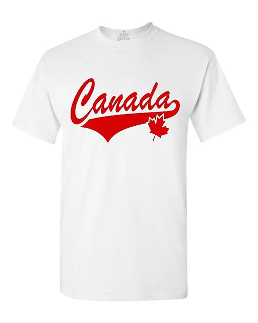 Canada Leaf T shirt Canadian Flag Shirts 100 Cotton Men Women T Shirt