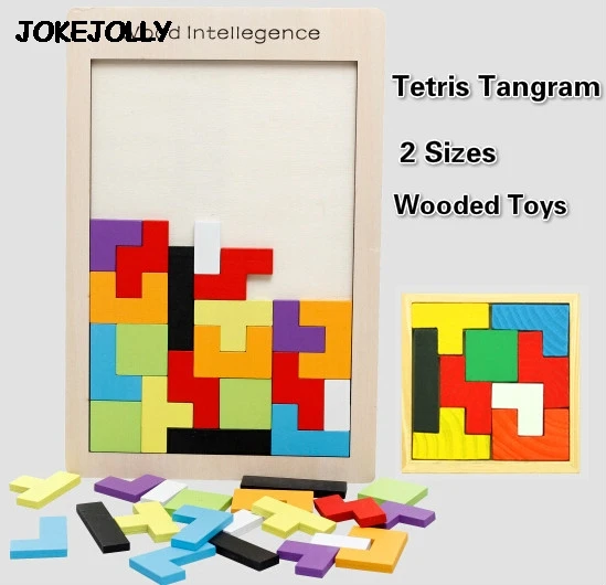 Красочная деревянная головоломка танграмма для развития интеллекта|toy toy toy|toy