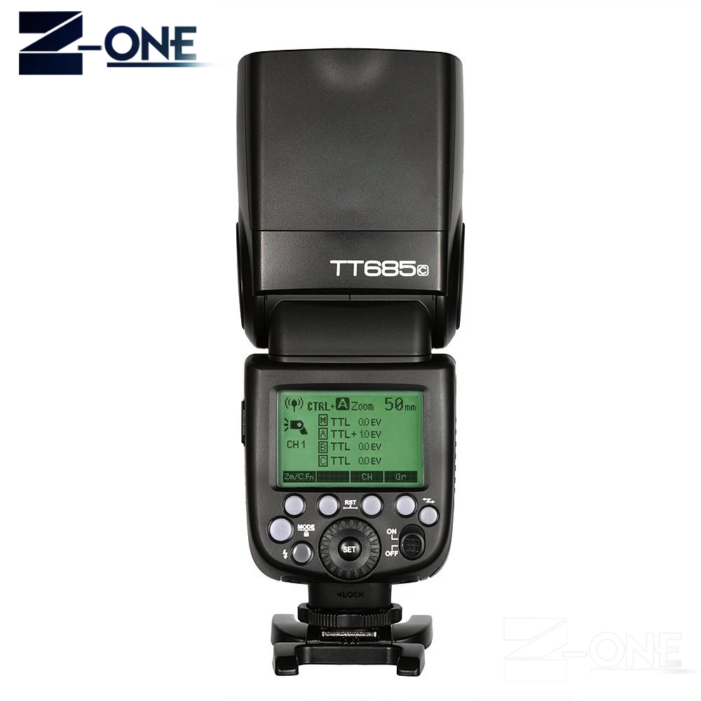 GODOX E-TTL TT685C камера Вспышка Скорость lite 2,4 ГГц Высокая скорость 1/8000s GN60+ s-тип для Canon EOS 800D 760D 80D 77D 60D 7D 6D 5Ds