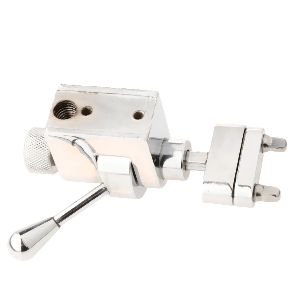 Tooyful Durable Metal Snare Drum Throw Off Clamp Strainer Regulator with Mounting Screws Silver for Drum-player