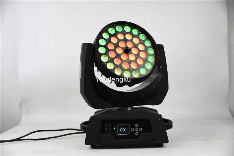 6 pieces Moving Head Circular LED zoom wash 36*15w 5in1 rgbwa dmx led moving head lights zoom dmx party night club lighting