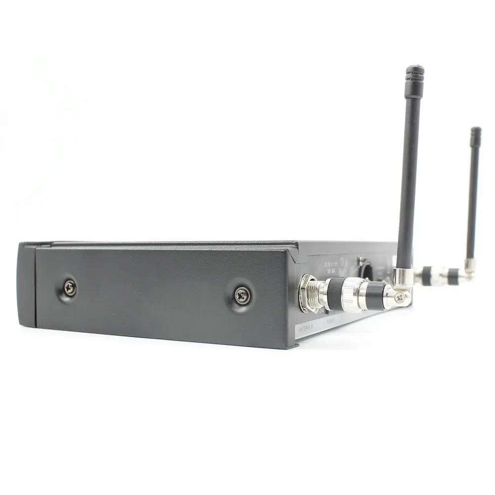 السفينة بواسطة dhl ems! uhf برو نظام ميكروفون لاسلكي slx14/slx24 slx2 اللاسلكي الجلد سماعة mic للمرحلة كاريوكي dj