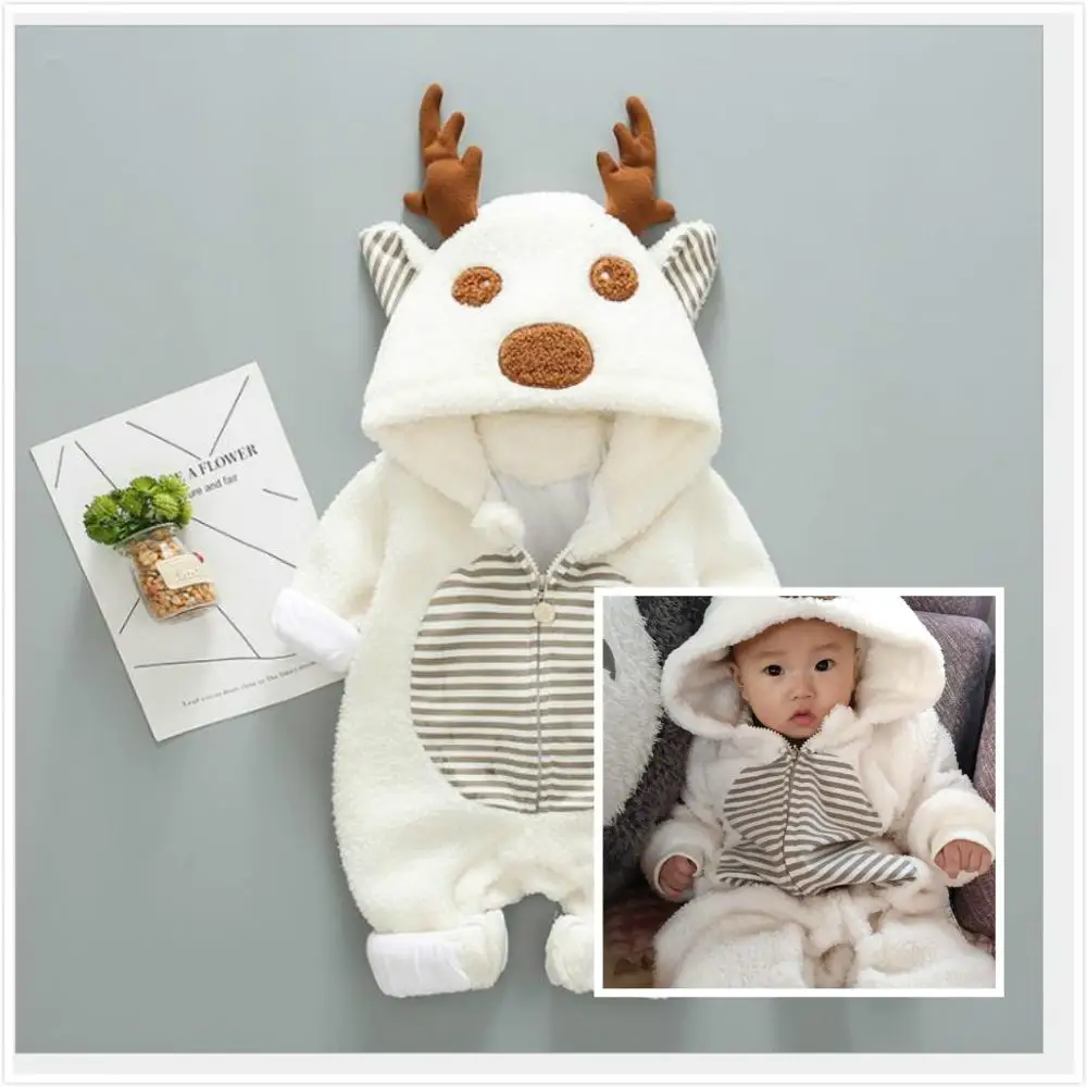 

2019 baby climbing clothes, cotton-padded jacket 5