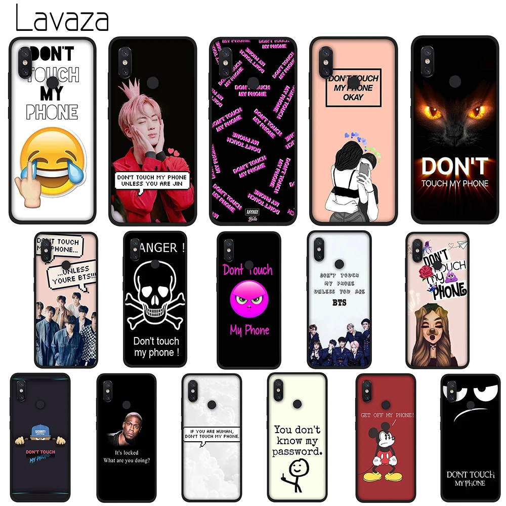 Мягкий ТПУ силиконовый чехол Lavaza Don't Touch My Phone Для Huawei P8 P9 P10 P20 P30 Lite Pro P Smart 2019 |