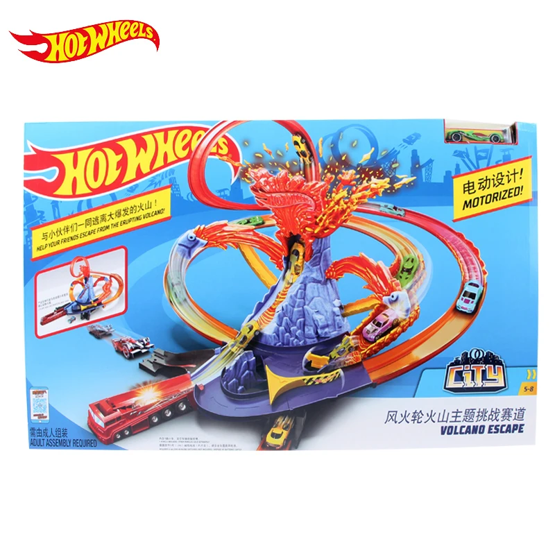 hot wheels volcano escape playset