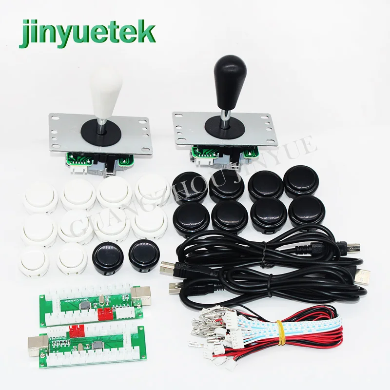 

New Style Joystick DIY arcade Kit Push start Button game controller With Mrico Switch USB Board To PC Raspberry pi With Cable