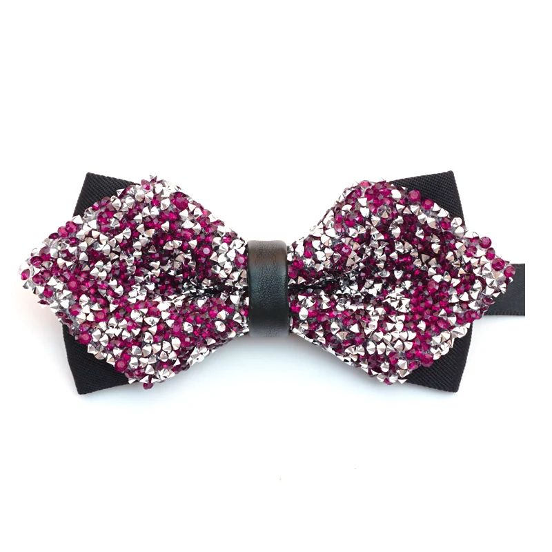 Мужской галстук бабочка с кристаллами|fashion bowtie|butterfly bowtiebow male |