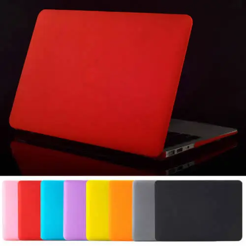 Fashion Laptop Hard Matte Rubber Case Cover Skin For Apple Macbook Case Air Pro Retina 11" 13" 15" Colorful Free Shipping