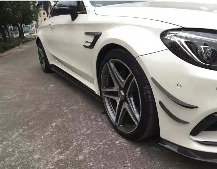 Подходит для Mercedes Benz C w205 C63 углеродного волокна дефлектор нож туман дефлектор купе