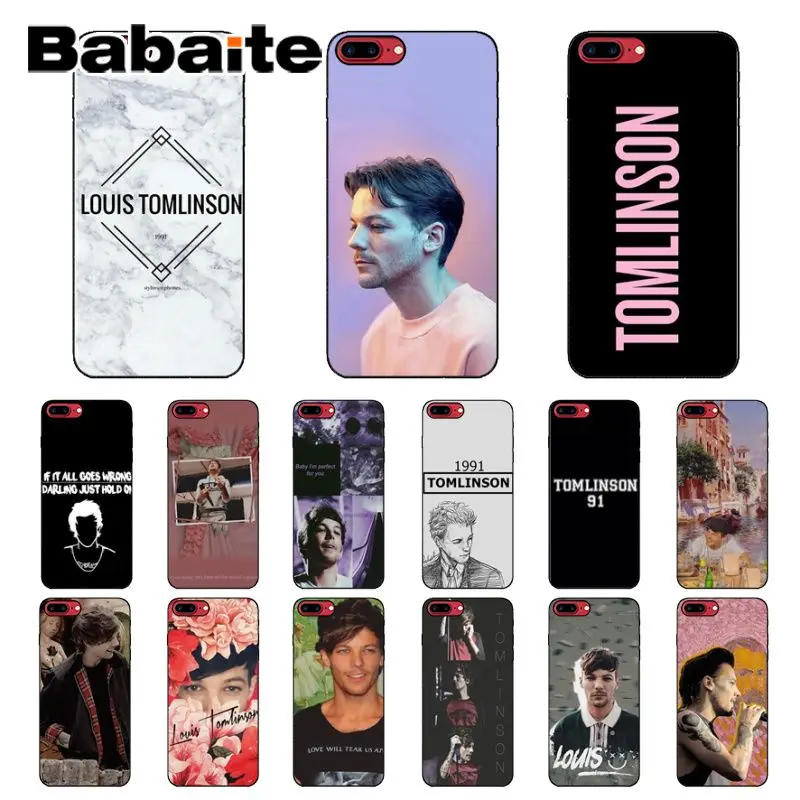 Babaite 1D Луи Томлинсон пользовательские фото мягкий чехол для телефона iPhone 8 7 6 6S Plus 5