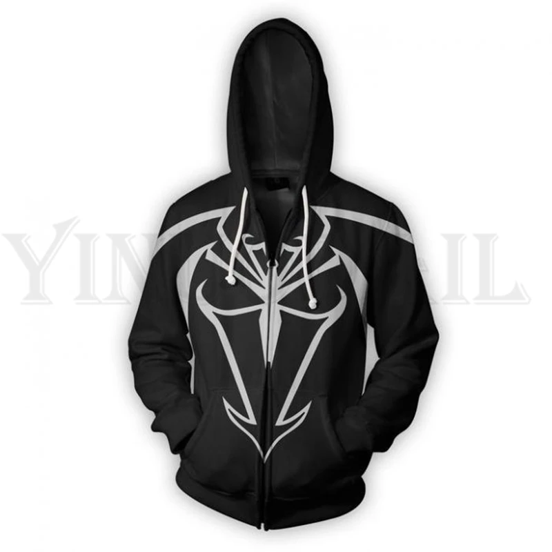 

Men and Women Zip Up Hoodies Venom Spiderman 3d Print Hooded Jacket Mravel 4 Movie Superheroes Sweatshirt Streetwear Costume