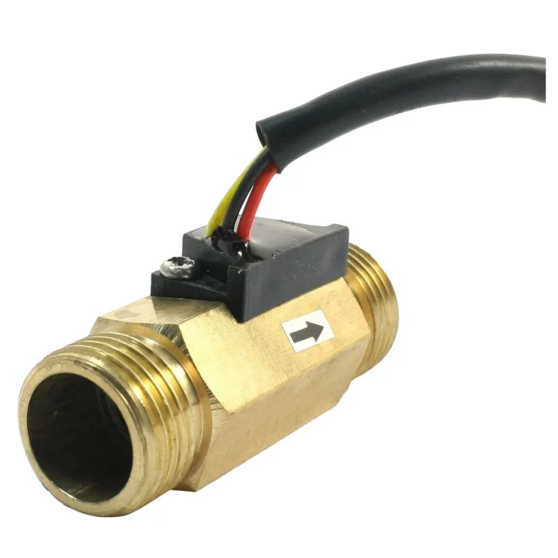 

1/2PT Water Flow Sensor Switch Control Meter Flowmeter 1.5-30L/min
