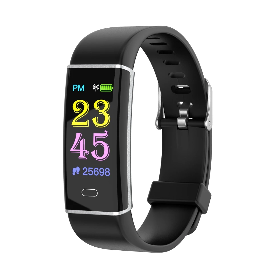

Q02 Multi-function Smart Men's and Women's Sports Watch Band Color Display Call View Information Monitoring Movement