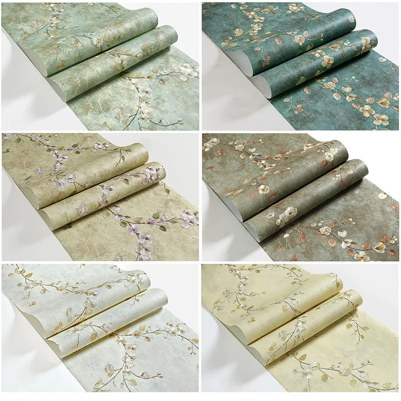 53cm X10m 3d Rural Floral Antique Wallpaper Wall Paper Papel De Parede Damask for Living Room Bedroom TV Sofa Background 53cm X10m 3d Rural Floral Antique Wallpaper Wall Paper Papel De Parede Damask for Living Room Bedroom TV Sofa Background