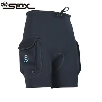 

SLINX 3mm Neoprene Wetsuits Pants Pocket Design Surfing Snorkeling Scuba Diving Equipment Surfing Trunks Submersible Tech Shorts