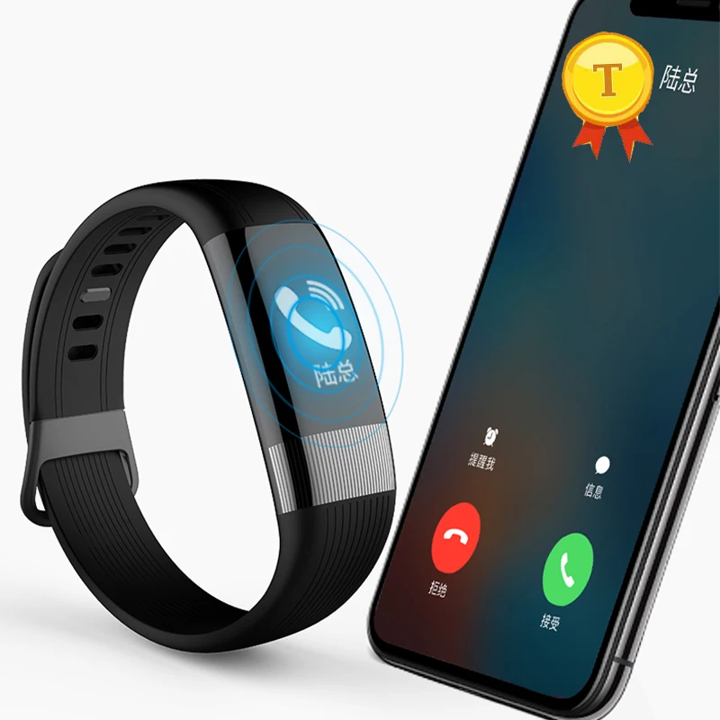 

2018 newest android ios smartband wristband smart bracelet support ECG PPG heart rate blood pressure alert temperature anti lost