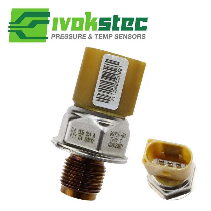 Original Fuel Rail Pressure Sensor For Audi A3 A5 A6 Q5 Beetle Golf
