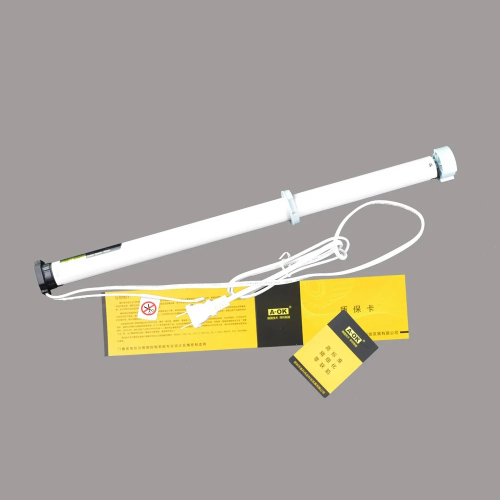 Smart Home Electric Roller Blind 100-240V AC Electric Roller Shade Motor Blind Tubular Motor Kit Remote Control DIY Tools