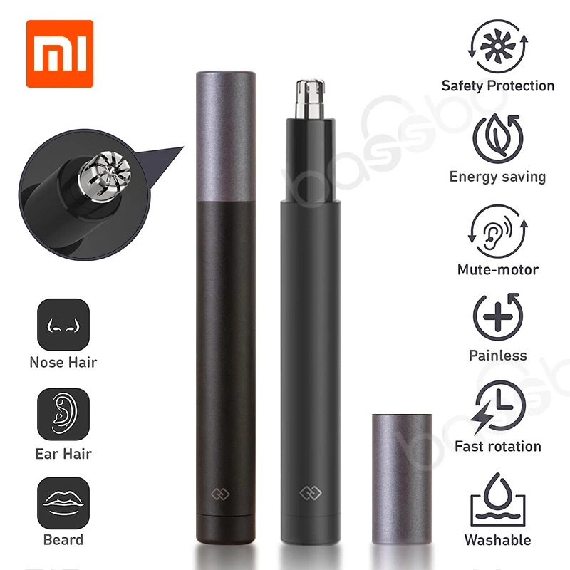 Электрический мини триммер Xiaomi Mijia для носа бровей волос мужчин съемная бритва в