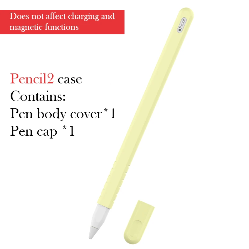 Противоскользящий силиконовый защитный чехол для Apple Pencil Shell протектор аксессуары держатель для iPad Pro Apple карандаш