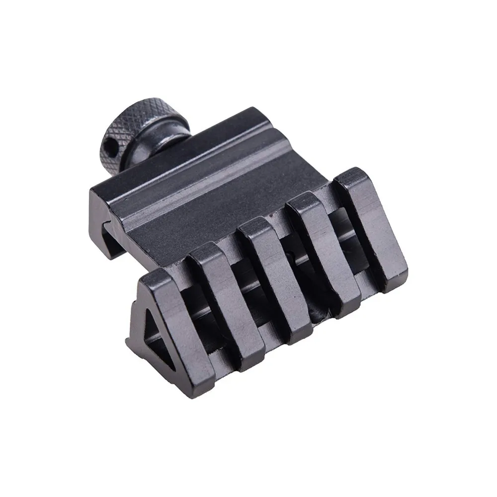 45 Degree Offset Angle Picatinny Weaver Rail Mount for Flashlights Lasers 20mm Weaver Style