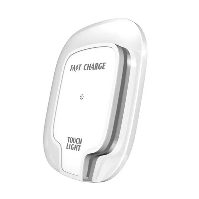 

New Wireless Charger QI Charging Pad With Light For iPhone X 8 8 Plus Samsung Galaxy S7 / S8 / S6 / S6 / Note5 EP-NG930 Nexus 6