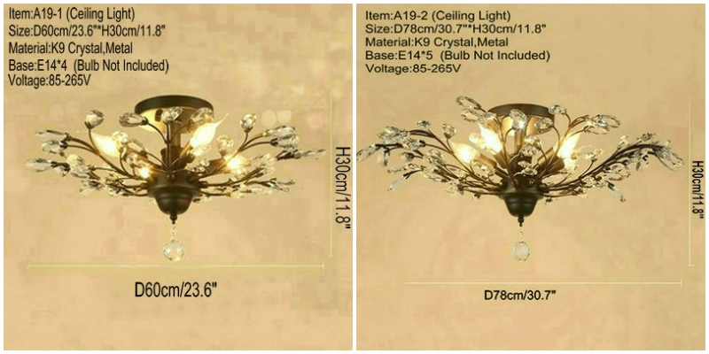 4 5 6 Lights Ceilling Light 7 8 9 Lights Chandelier Lighting Modern Home Decor Led Crystal Lamp Lustre Cristal E14 Crystal Lamps15