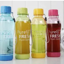 Лидер продаж Небьющийся пластиковая бутылка для газировки герметичный прозрачный бутылка низкая цена