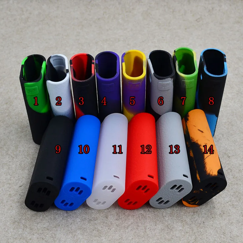 

5pc Wismec Noisy cricket 2 D25 kit mod silicone cover case/skin & slicone sleeve/enclourser/sticker for Noisy Cricket II box mod