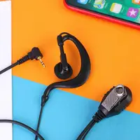 2.5mm/ 3.5mm 1Pin Ear Hook Earphone for Motorola ICOM YAESU Radio Walkie Talkie Earpiece with PTT Mic Walkie Talkie Accessories - Image 6
