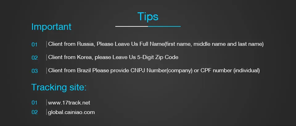 tips