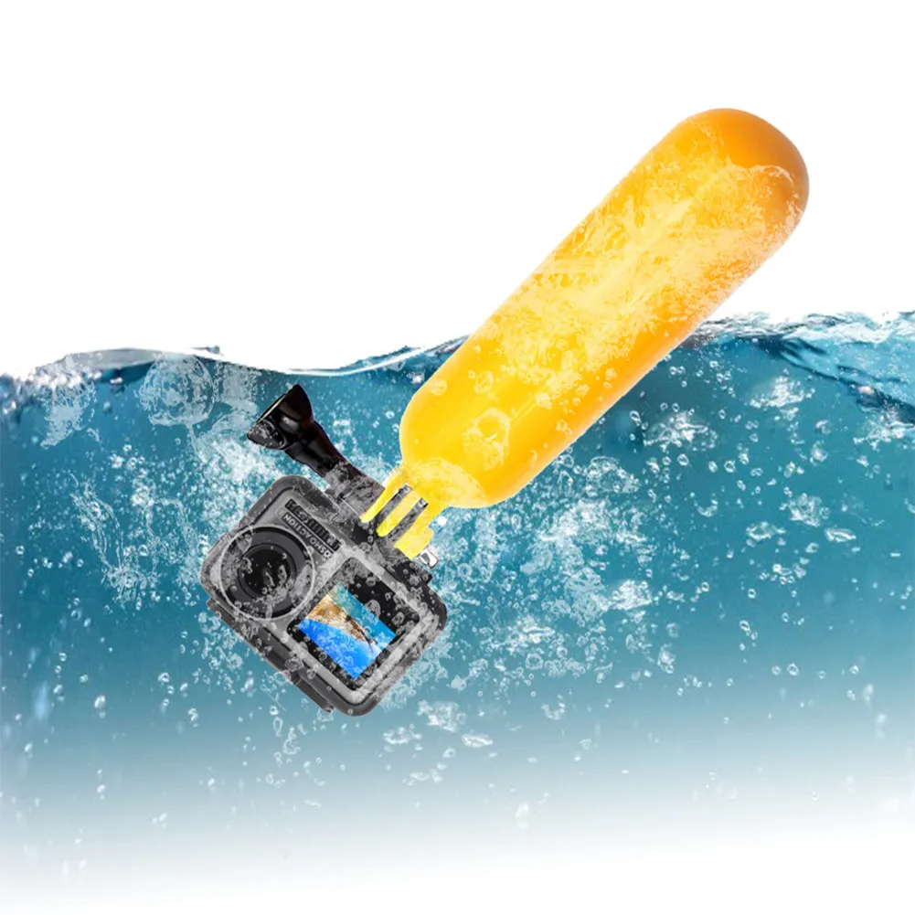 

New 2Pcs Sports Camera Hand Grip Holding Floating Buoyancy Handheld Rod for GoPro DOM668