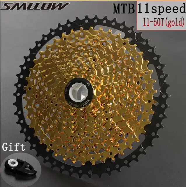 SUNSHINE-SZ 11 s 50T SL черного и золотого цвета MTB кассета горный - Цена: 4 301,85 руб.