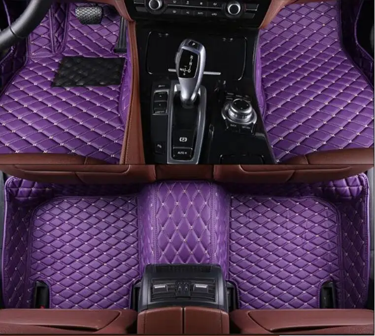 

JIOYNG For High Quality Leather Car Floor Mats Fit For Honda CRV 2013-2016