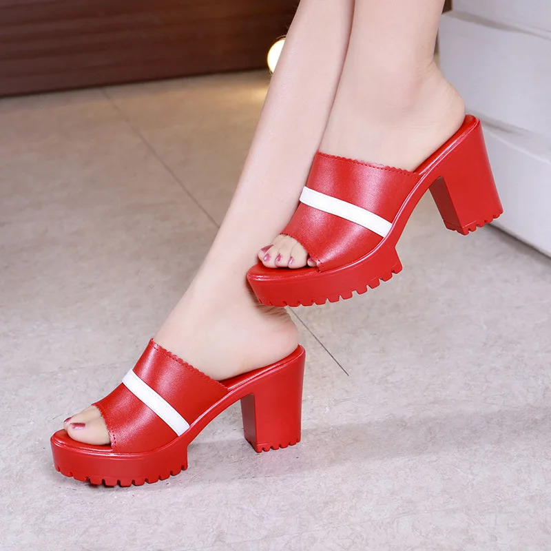 Buy Maroon Heeled Sandals for Women by ELLE Online | Ajio.com
