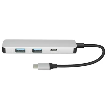 

New USB C HUB USB-C To HDMI 4K Hub USB 3.0 Adapter PD/Micro Usb Charging Port for MacBook Pro Samsung Galaxy S8 Type C Hub