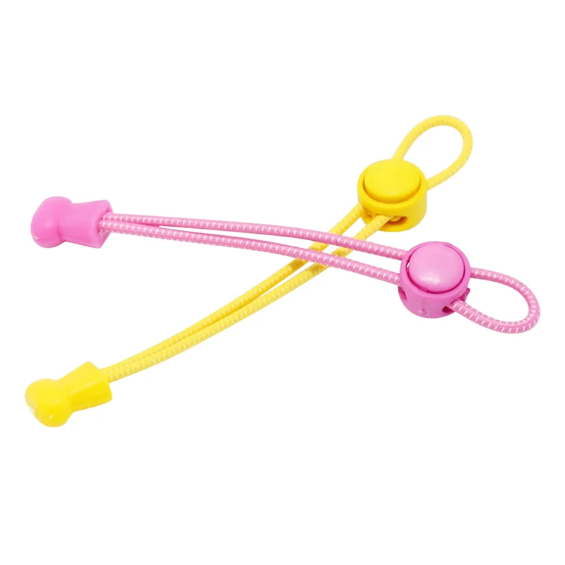 Lazy Shoelaces Safe Stretch No Tie Locking Trainer Running Athletic Sneaks Shoe Laces Foot Care Tools New