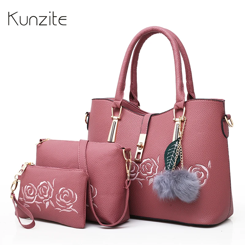 كونزيتي النساء طقم حقائب يدوية الأعلى مقبض قدرة كبيرة الإناث حقيبة Sac بطريقة الرئيسي حقيبة كتف محفظة سيدة بو الجلود Crossbody حقيبة