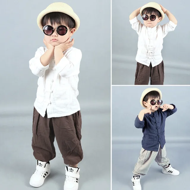 4 10 years old boys clothing set Spring 2017 new fashion full sleeve children clothes good
